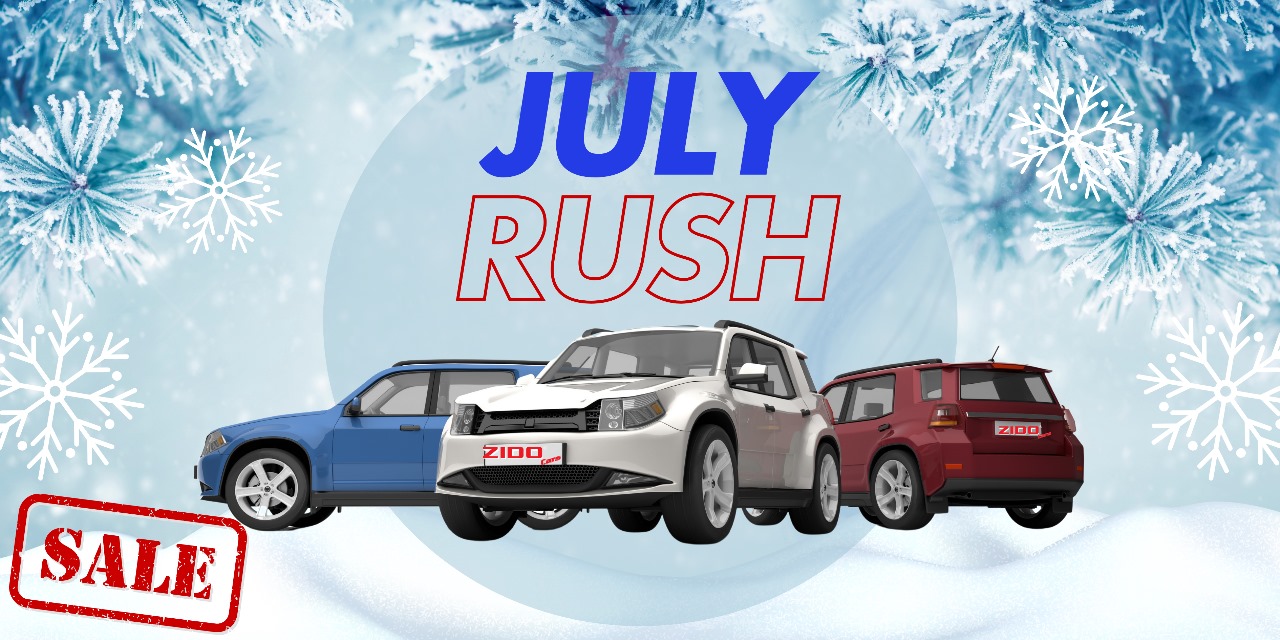 JULY RUSH SALES BANNER